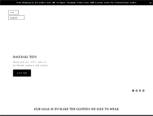 Tablet Screenshot of melouclothing.com